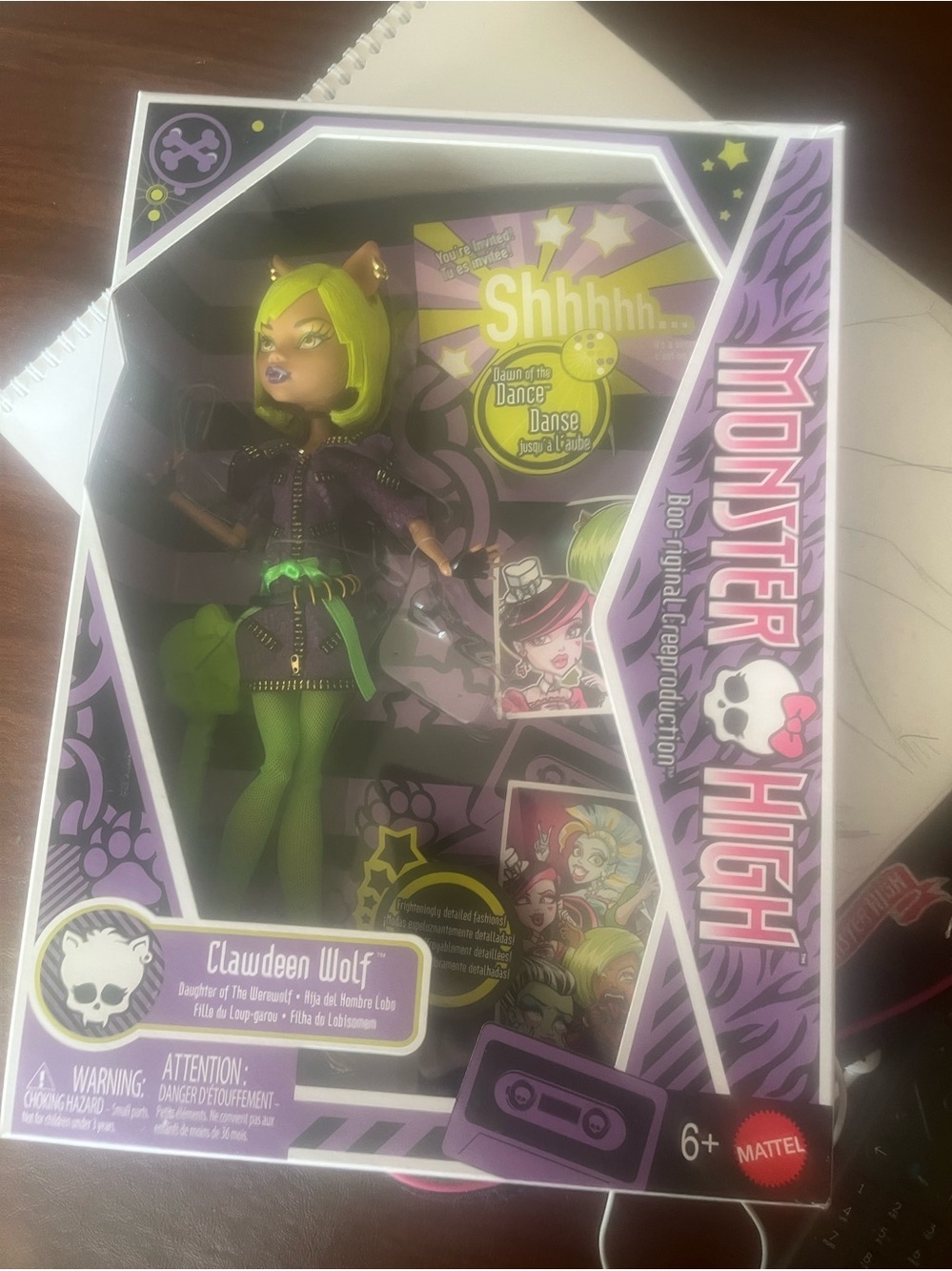 Dawn of the dance clawdeen new in box